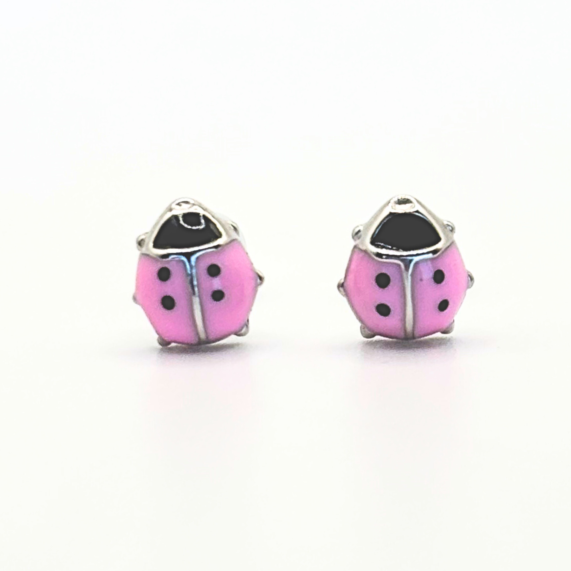 Aros Chinita con Esmalte de Plata 925