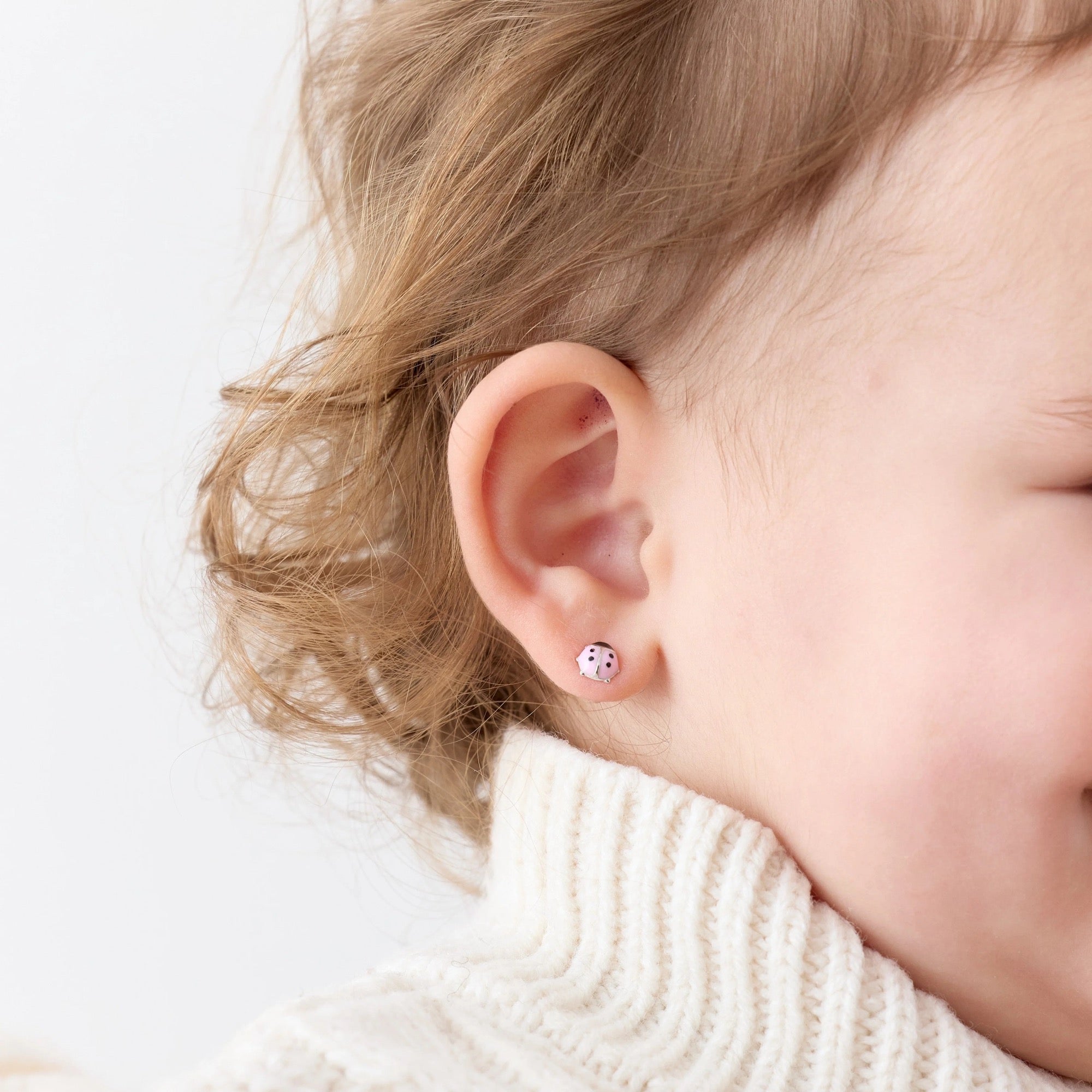 Aros Chinita con Esmalte de Plata 925