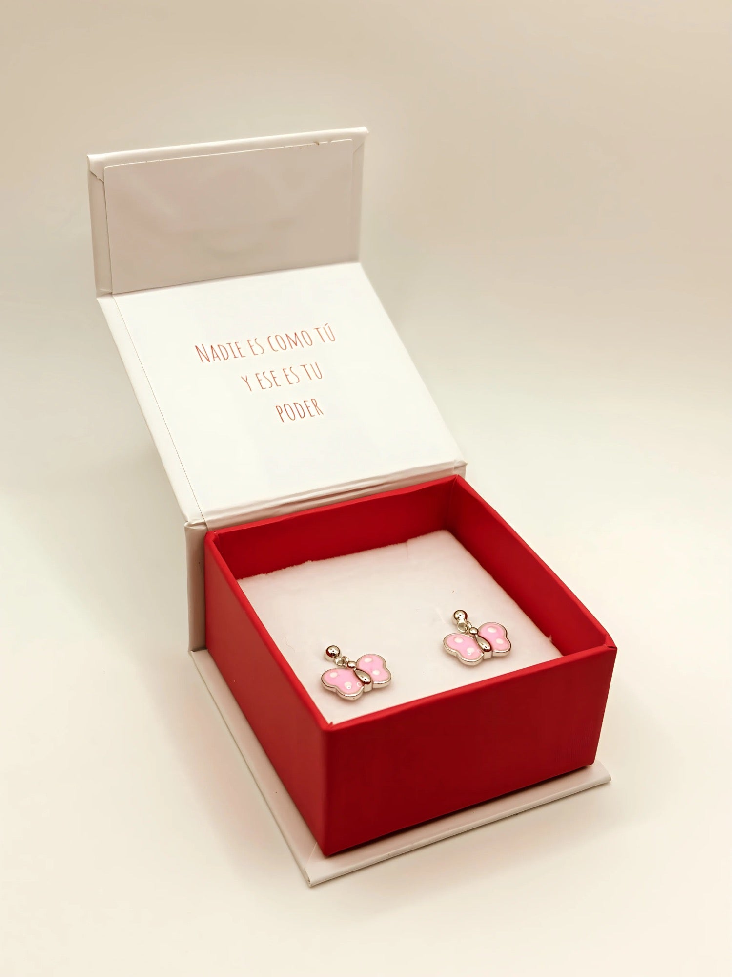 Aros Mariposa Colgante con Esmalte de Plata 925