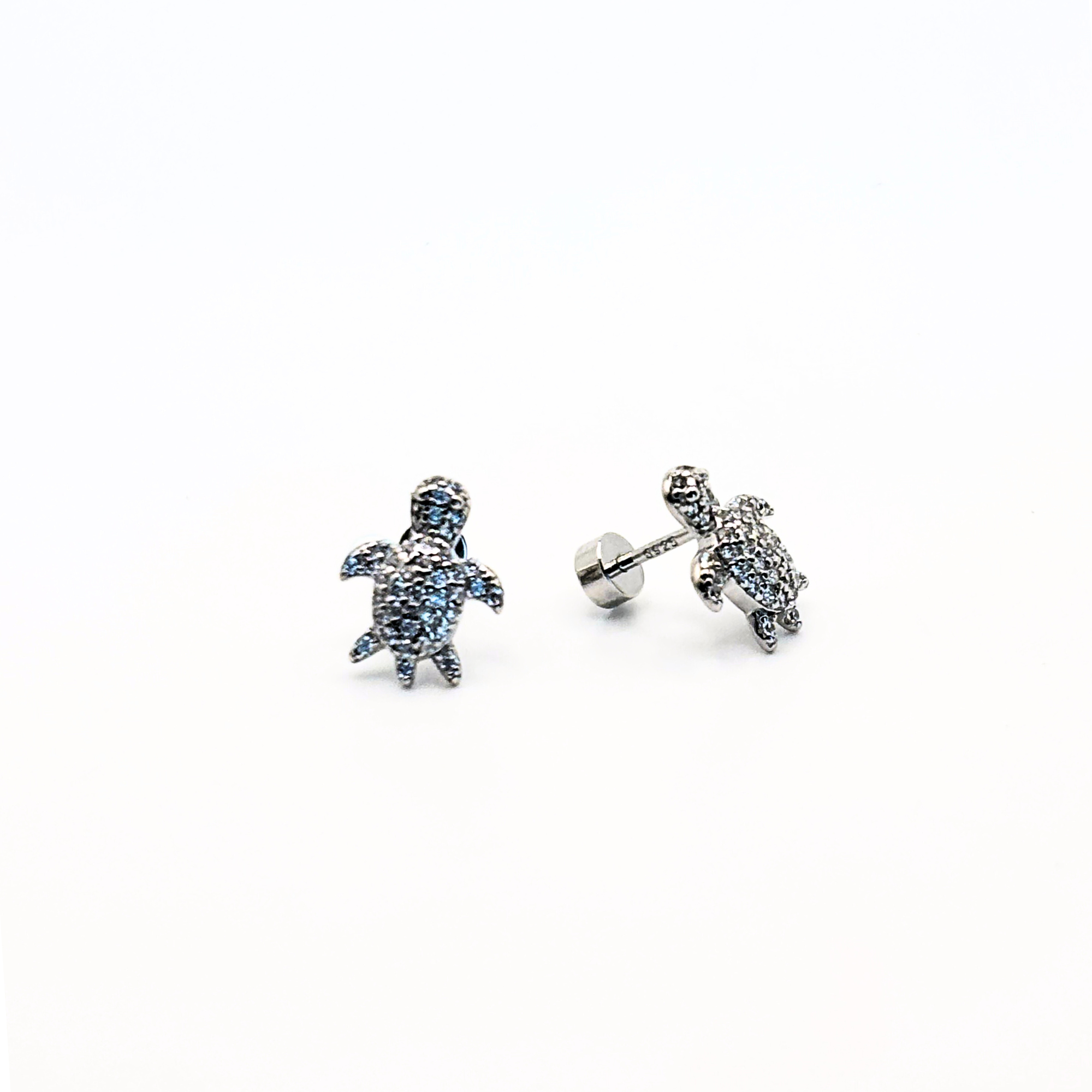 Aros de Tortuga con Circones de Plata 925