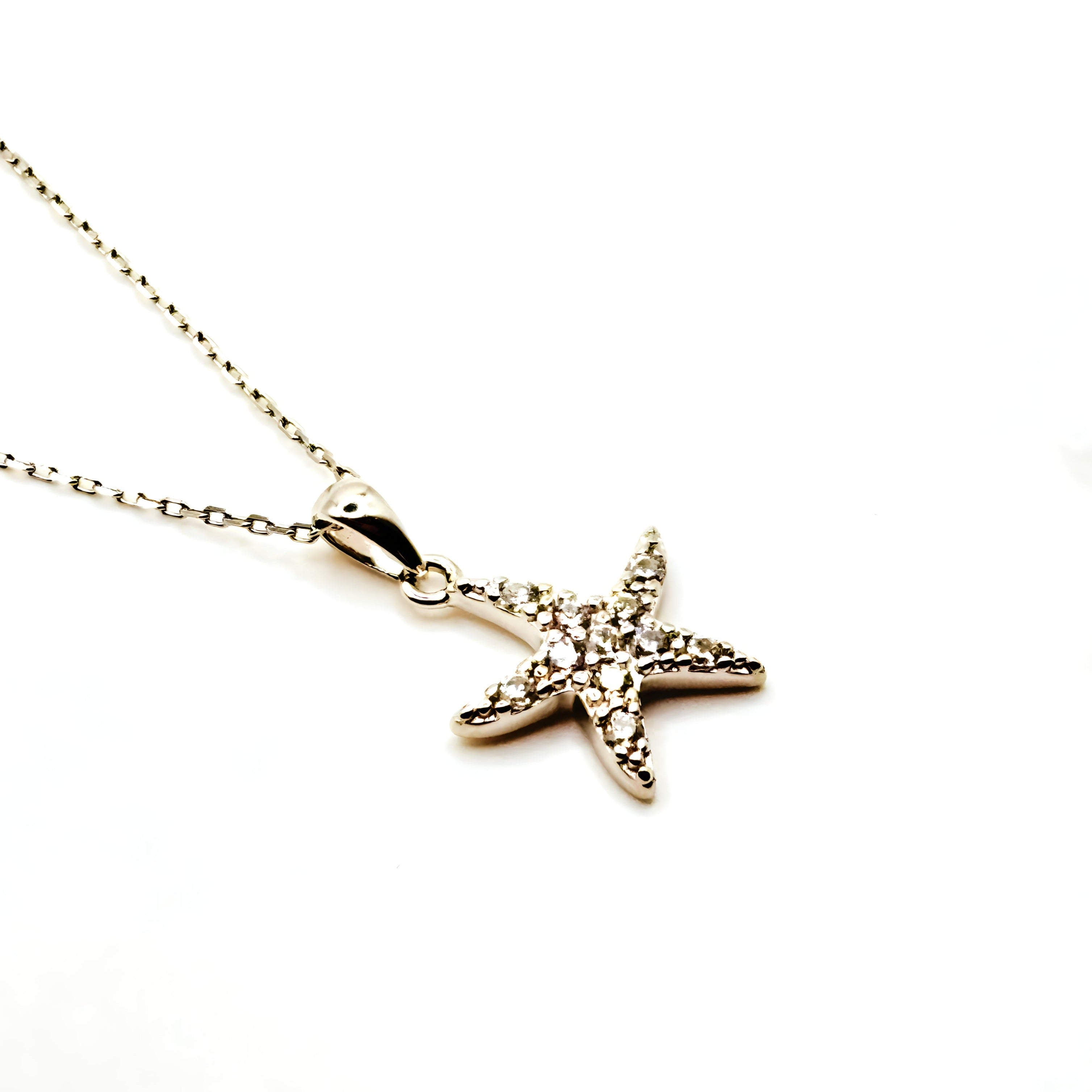 Collar de Estrella de Mar con Circones de Plata 925
