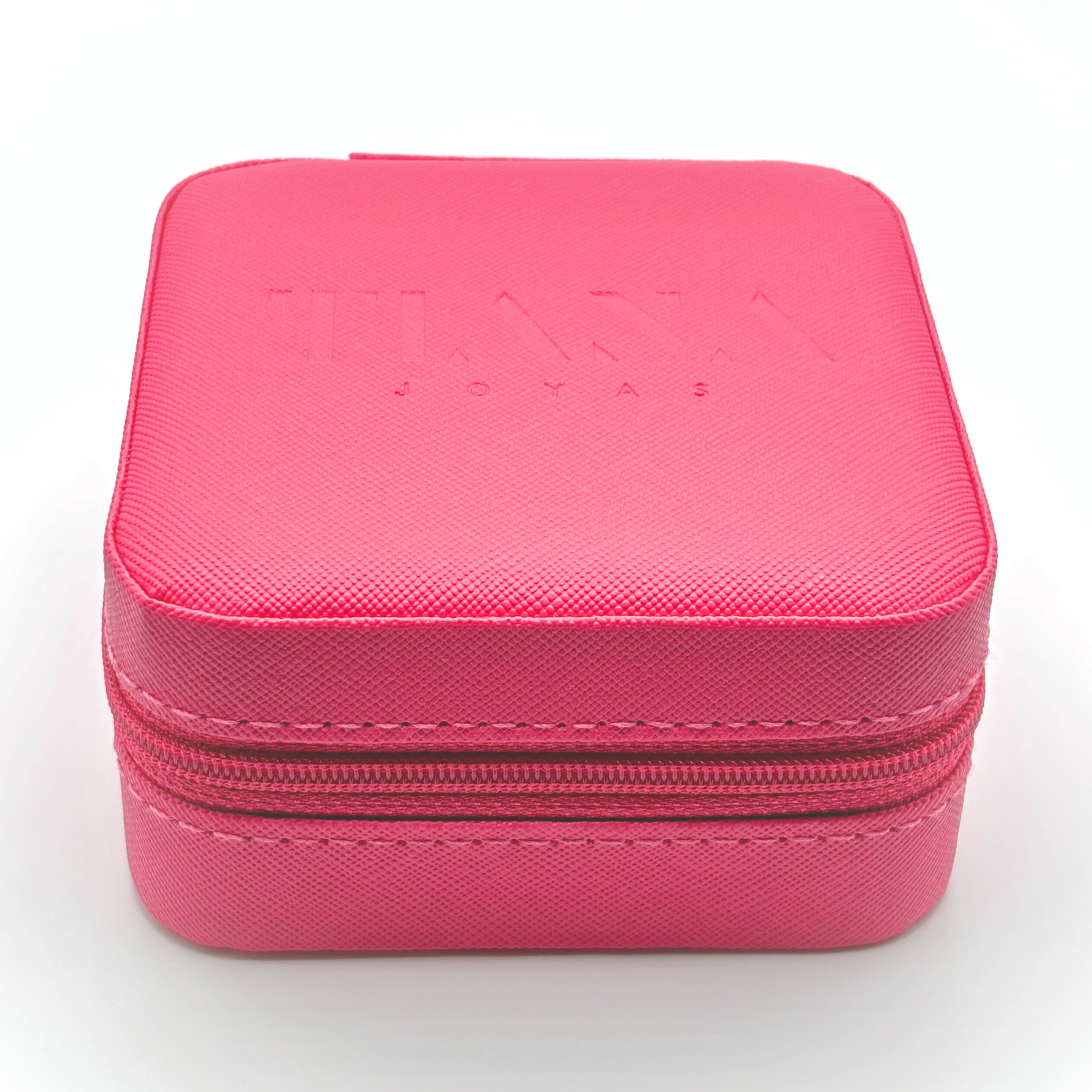 Joyero Cuadrado Tiana – Rosado / Celeste