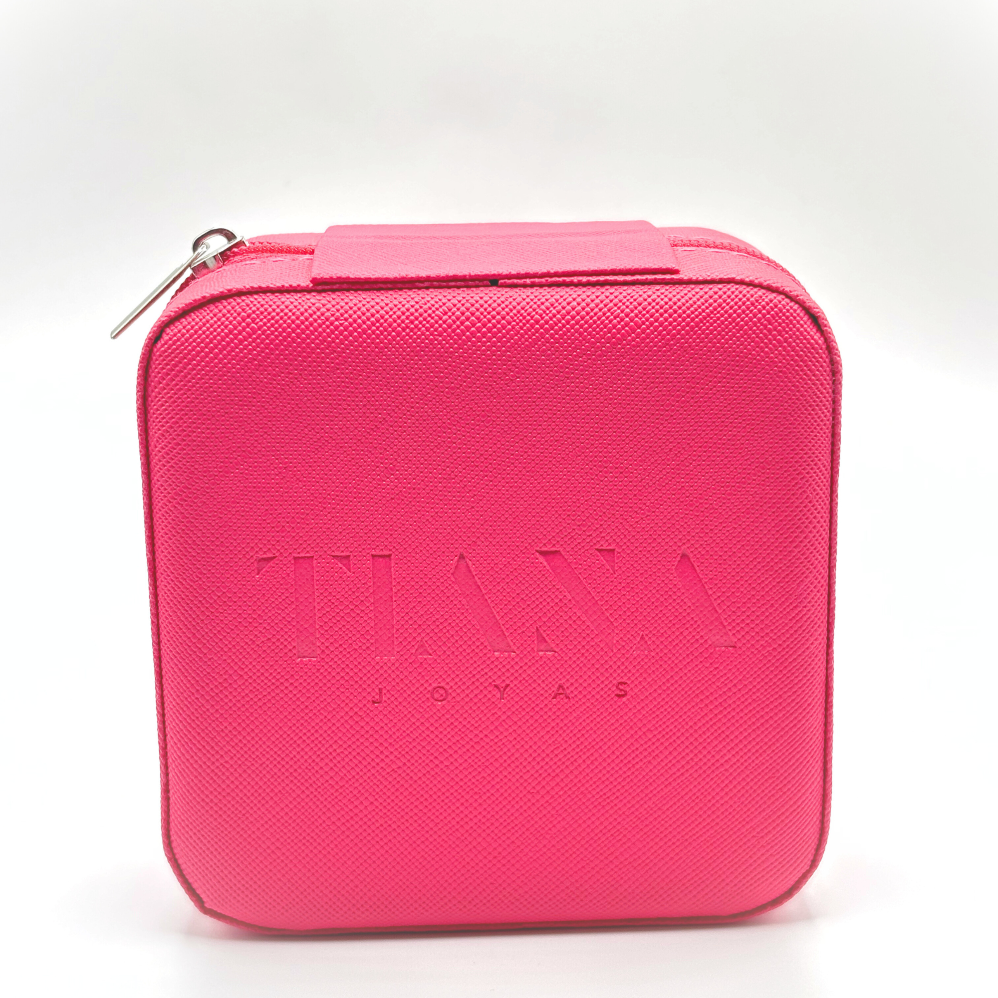 Joyero Cuadrado Tiana – Rosado / Celeste