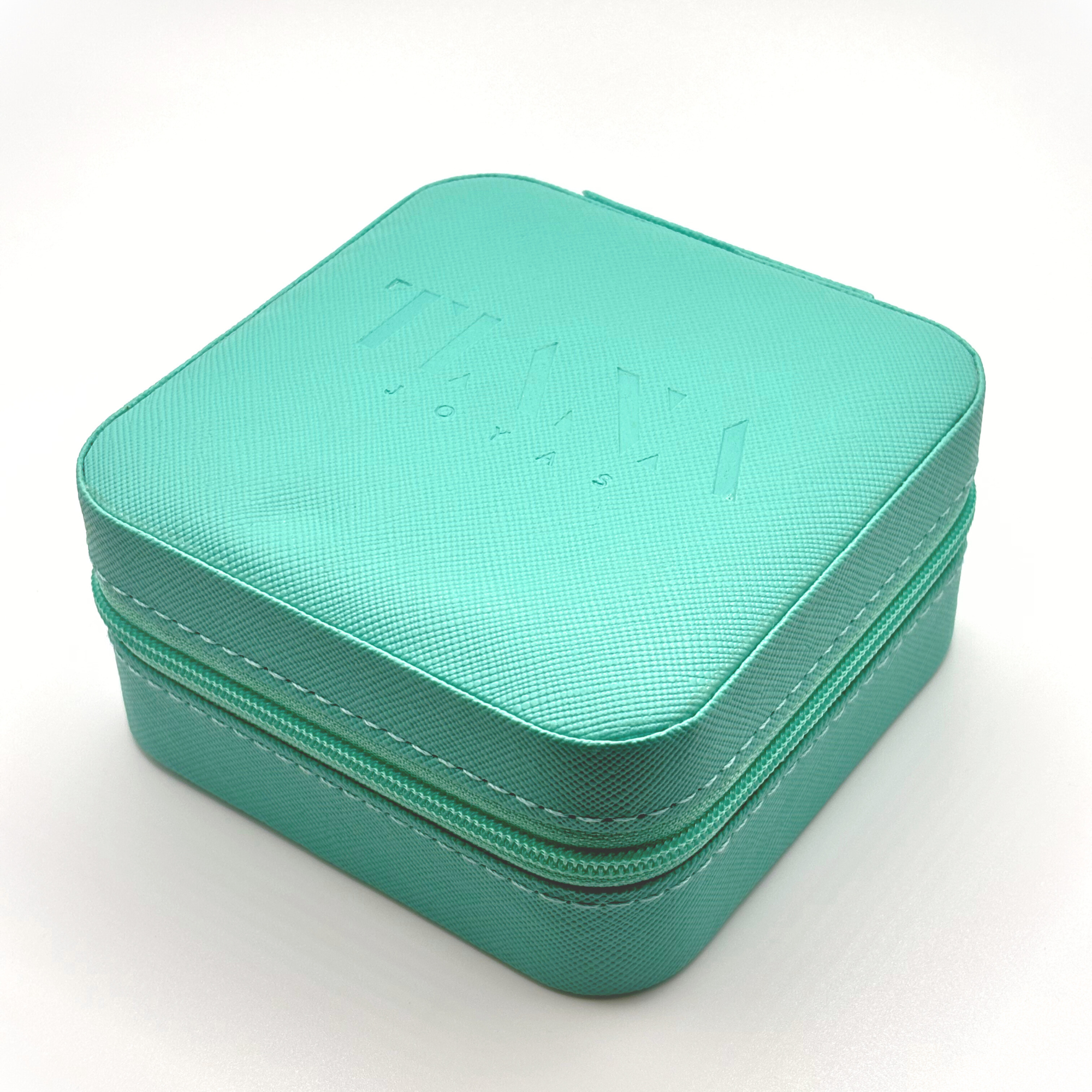 Joyero Cuadrado Tiana – Rosado / Celeste