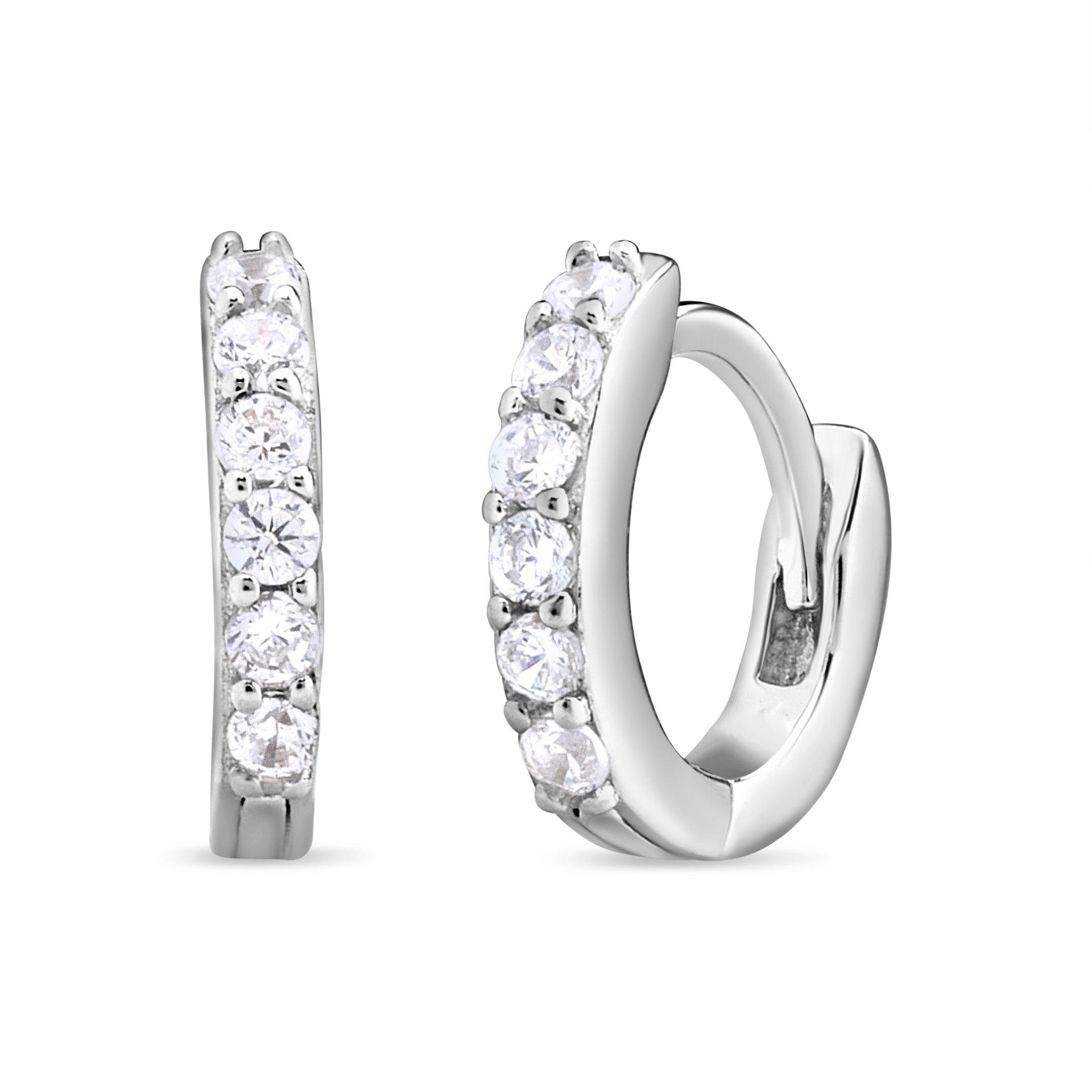 Aro Argollas con Circones de Plata 925