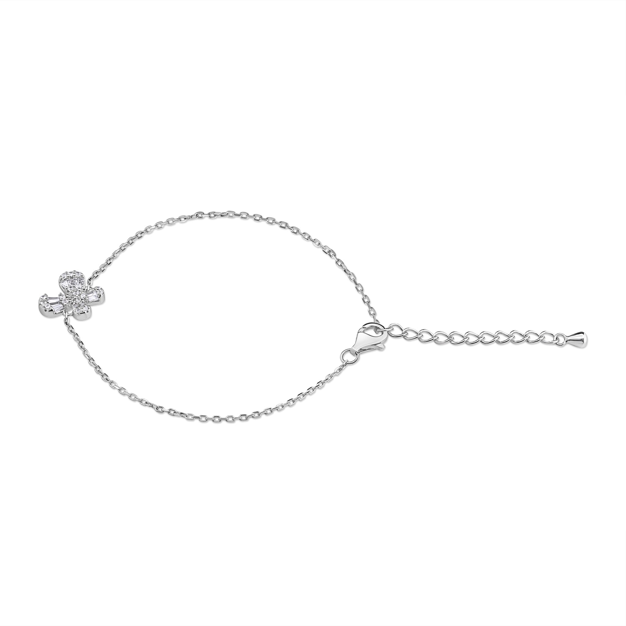 Pulsera con una Mariposa de Plata 925